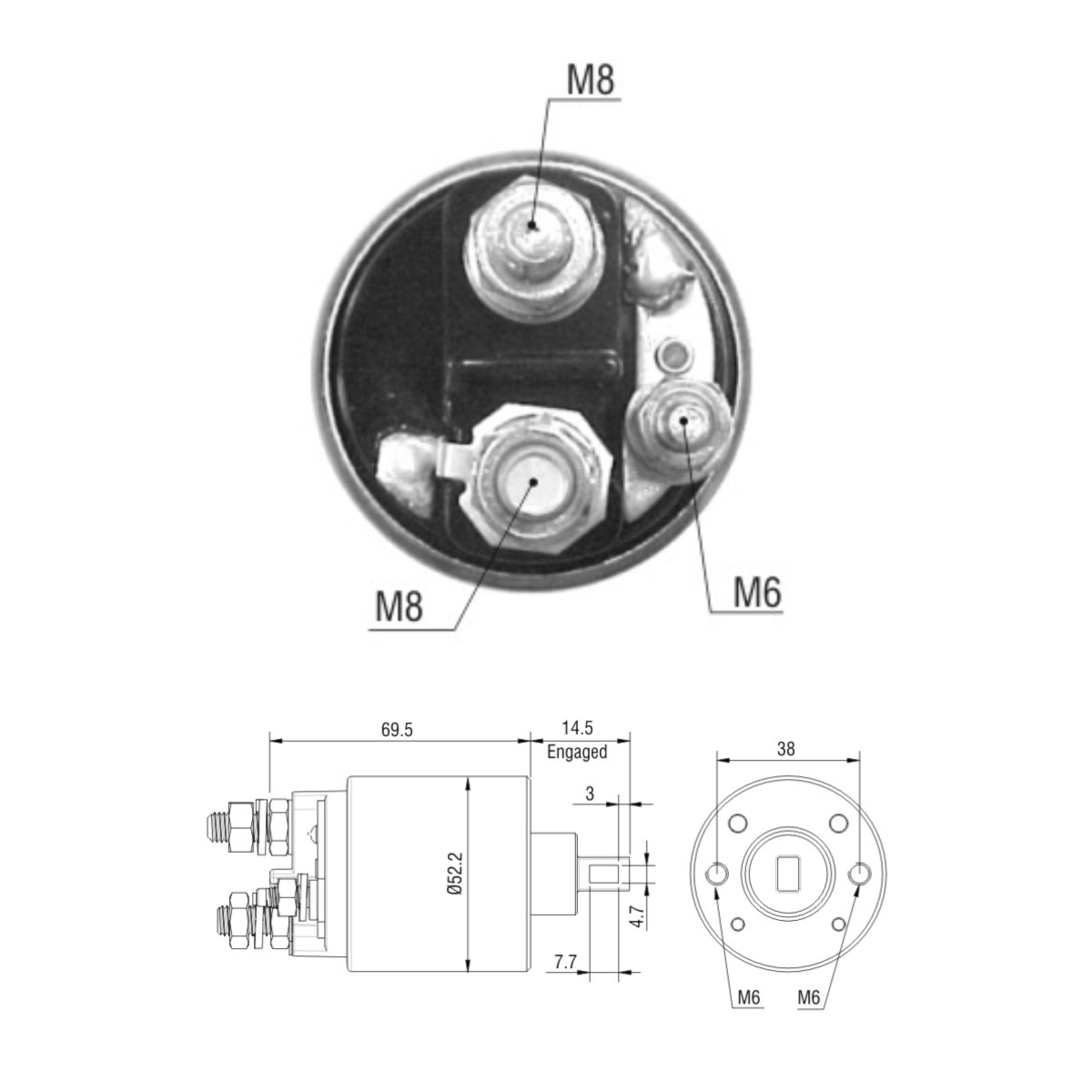 Rele De Partida Zm2484 Corsa Similar Lucas | Galpão Auto Peças