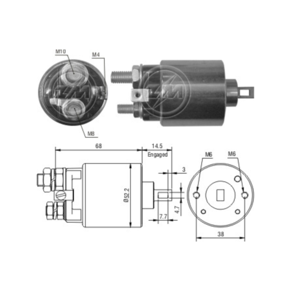 Rele De Partida Zm2716 C-20 Aplicavel Lucas Indiel 35640710 - e31b3e02-a463-4e57-a035-cb386a5b6d05