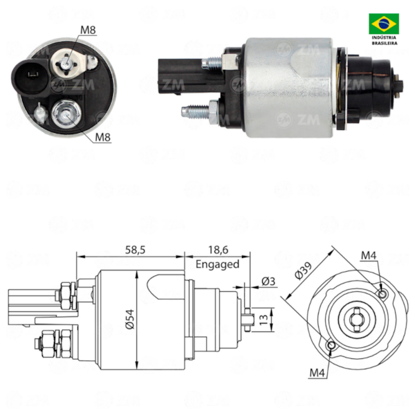 Rele De Partida Zm3498 Amarok Aplicavel Valeo TS22ER12 - d517a1e5-e574-448b-b221-5b9e57ef5fd8