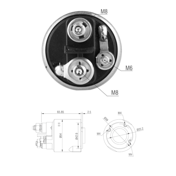Rele De Partida Zm3590 Focus Aplicavel Ford 8V21-11000-BE - 17adf438-22c9-4d56-a00c-0c477b7b823a