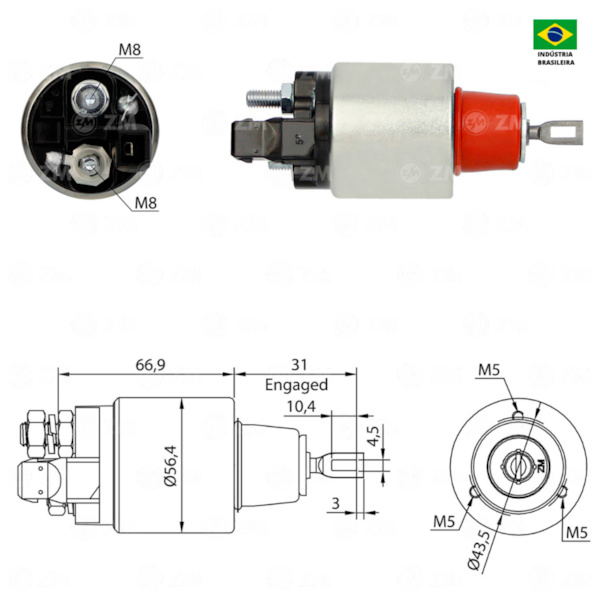 Rele De Partida Zm3972 F250 Similar Bosch 6033AD1067 - 55e4ff76-6083-4224-b0c4-f78fb25e53fd