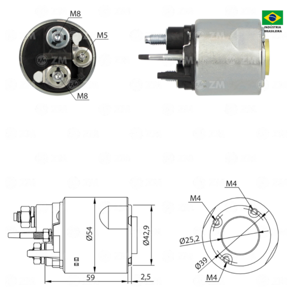 Rele De Partida Zm4494 Logan Similar Valeo 594610 - ad369756-b2b5-4576-abb3-7264e31cd84c