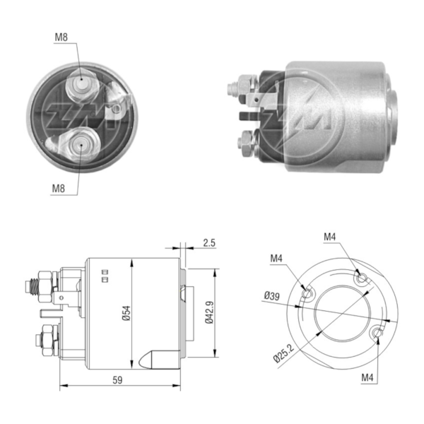 Rele De Partida Zm4495 Uno Similar Valeo 594288 - 62d4dd78-dc19-43f3-847e-038c44bd9446