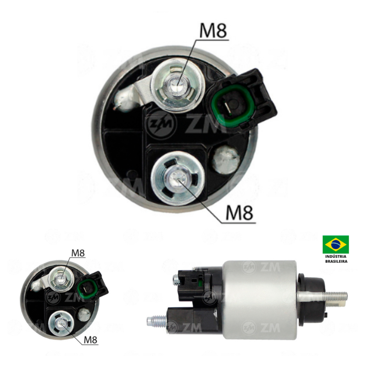 Rele De Partida Zm4710 Siena Aplicavel Fiat 51899848