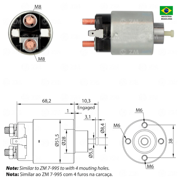 Rele De Partida Zm4995 Colt Similar Mitsubishi M371xd2071 - fa6ab73f-d75f-4c57-8fa0-381d454000a3