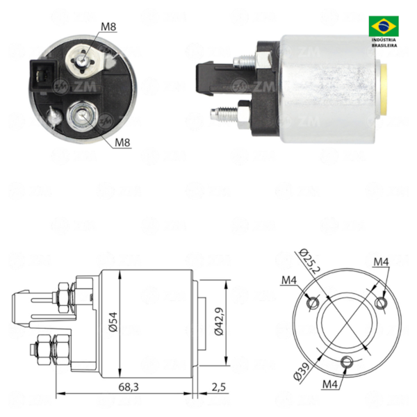 Rele De Partida Zm5492 Jetta Similar Valeo 594391 - 134a7d08-4b4b-43ff-9db2-570a0c376a63