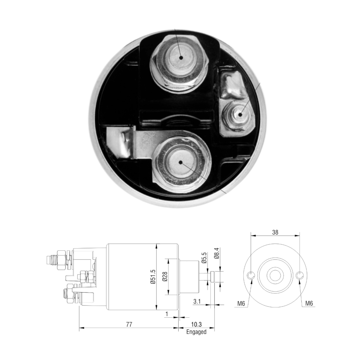 Rele De Partida Zm5993 Evasion Aplicavel Citroen 5802V7