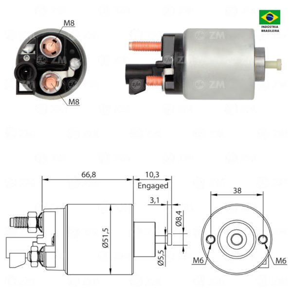 Rele De Partida Zm5995 Torrent Aplicavel GM 12601721 - 267c538a-440c-4419-a63e-9f23fd6617e9
