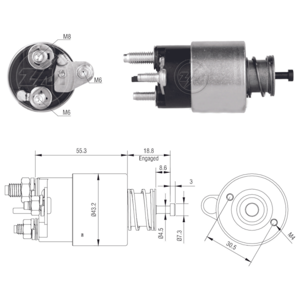 Rele De Partida Zm6391 Vito Similar Valeo 501732 - baa954aa-1381-481a-8f74-951aa06c72ab