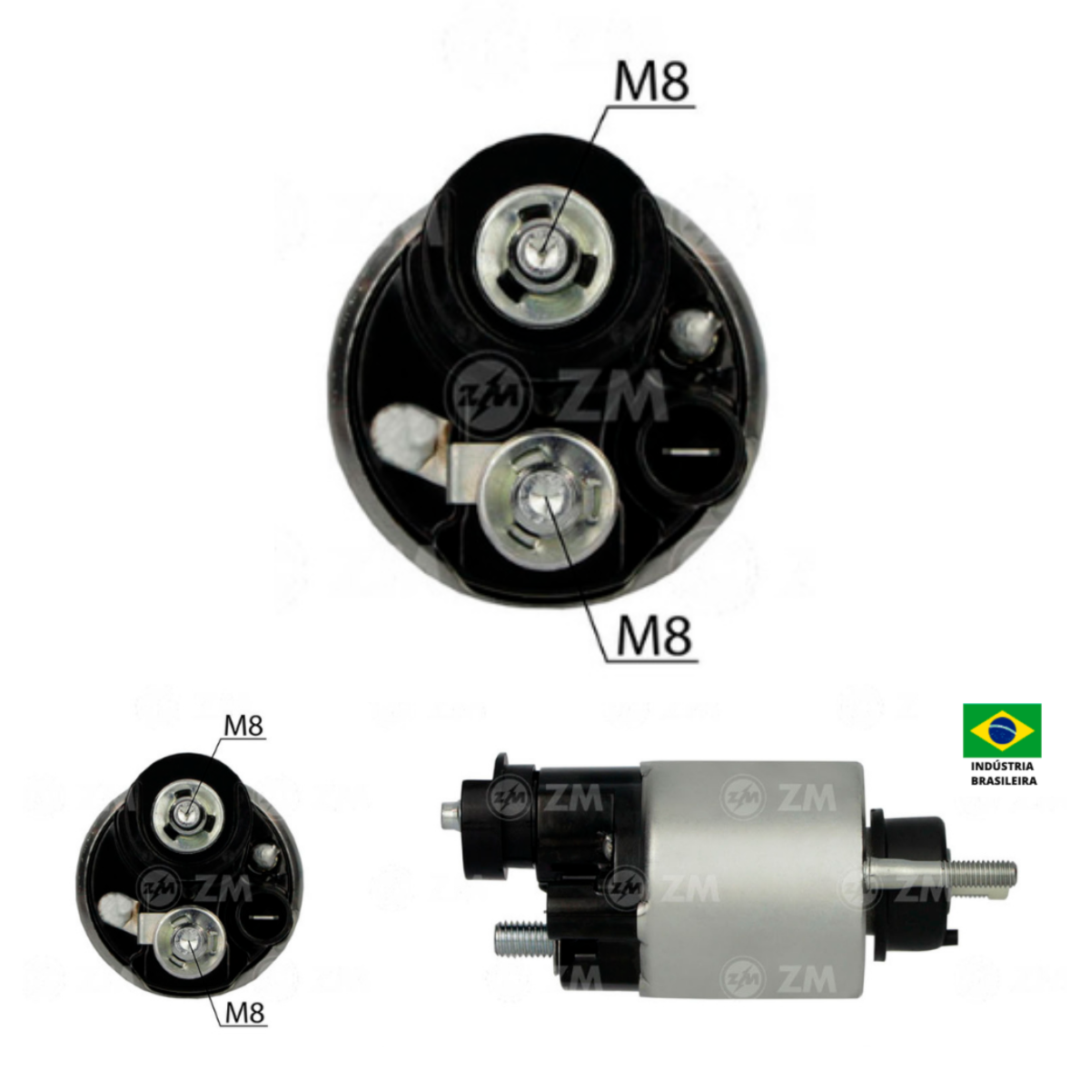 Rele De Partida ZM6705 Fit Aplicavel Denso 428000-0950