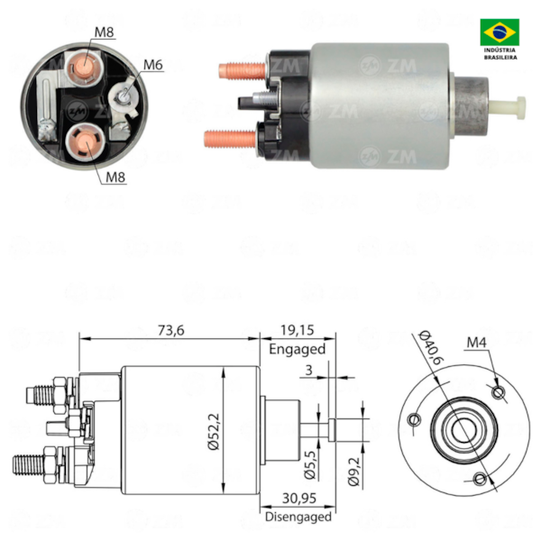 Rele De Partida Zm6860 Montana Similar Delco Remy 10520346 - 6ec13070-d7ce-48ed-825b-e7512645ecce