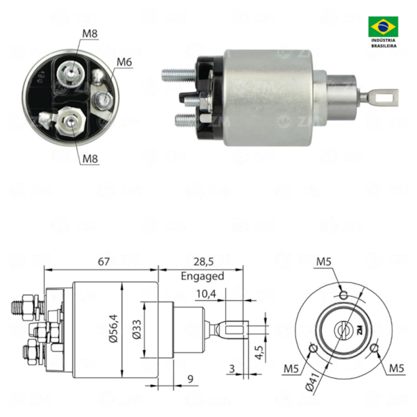 Rele De Partida Zm7705 Fit Similar Honda 31204-rsh-e01 - f443f24f-085a-4302-a48f-32ab93e70bdc