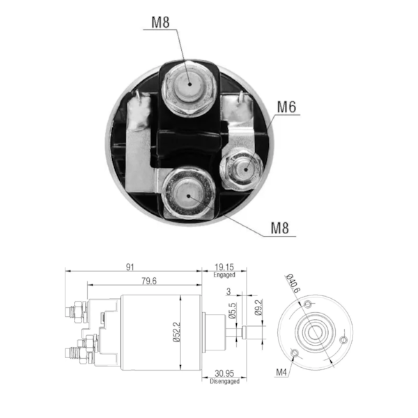 Rele De Partida Zm7860 Focus Aplicavel Delco Remy 8000071 - 66db721f-7463-4751-911f-f321eca95d7f