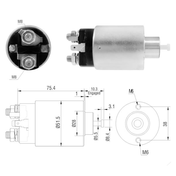 Rele De Partida Zm8698 J3 Similar Jac Motors Qdy1289 - 736c5462-0b25-4ac7-a88c-66d3fd2c6e61