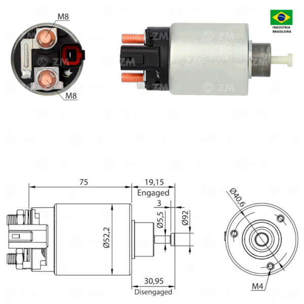 Rele De Partida Zm9860 Sorento Similar Delco Remy 36120- - 34f6ef2b-11b6-4bdc-91db-4631a2dddcf8