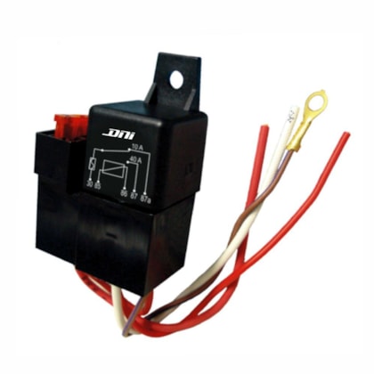 Rele Soquetado+Chicote 5 Fios DNI0114