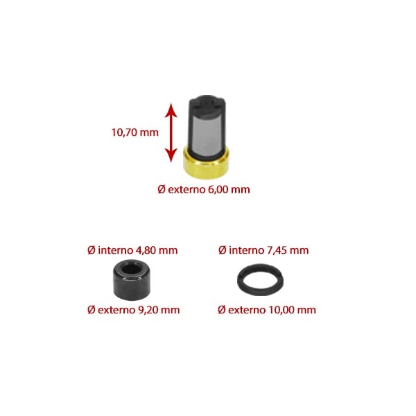 Reparo Bico Corolla Fielder 1.8 16v Flex 2007/.. Ds1269 - d69a35a9-4e0f-4efc-a596-5e22be267c16