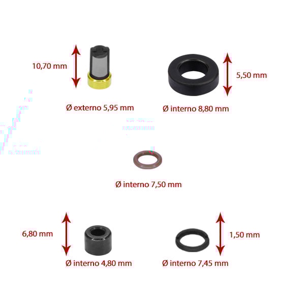 Reparo Bico Hilux 2.7 2012/2021 Flex Ds1299 - 83fe4cbf-88ec-4867-af73-5a0067adfa17