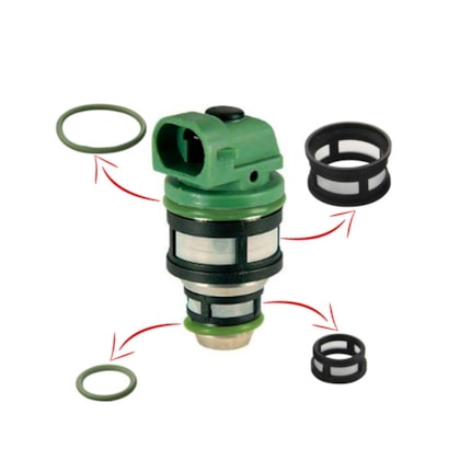 Reparo Bico Marelli 2 Filtros 2 Orings Ds1201