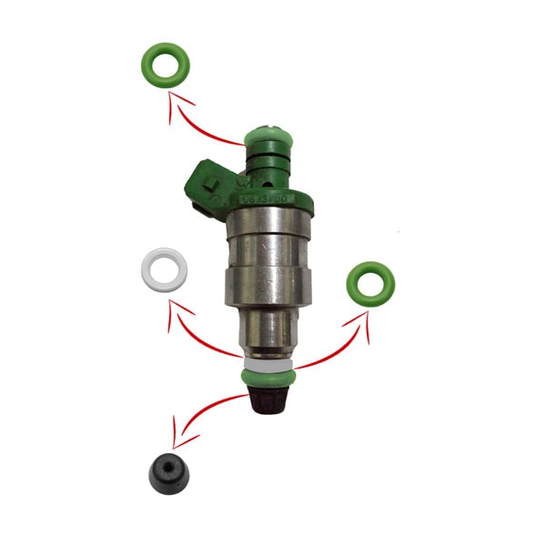 Reparo Bico Marelli Mpfi 4 Ponteiras 4 Aneis 8 Orings Ds1211 - 930545e8-0d6f-42b0-9dd7-7a17a7c551cd