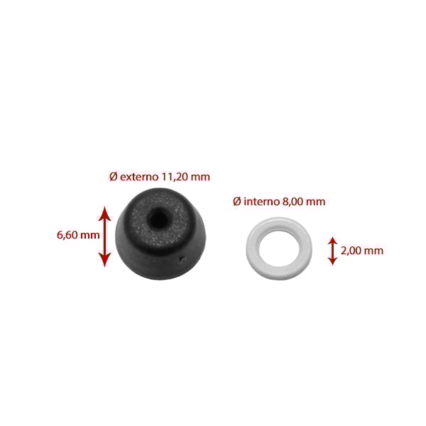 Reparo Bico Marelli Mpfi 4 Ponteiras 4 Aneis 8 Orings Ds1211 - 0334d11d-1ef3-4857-b680-af6780fe8e5b