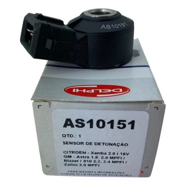 Sensor Detonação Astra Zafira 1.8 2.0 Delphi AS10151 - 30505101-99e3-442b-9e18-d72ac1968ae3