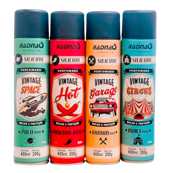 SILICONE AEROSSOL PERFUMADO SPACE / APOLO MAN 400ML 200G RADNAQ - 80668c71-e57f-4af3-a65e-d0678d97dfbc