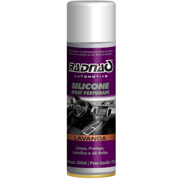 SILICONE SPRAY ODORIZADO (LAVANDA) -RADNAQ 300ML - e5f6d62f-99d3-4bf4-8b07-ede42f59505c