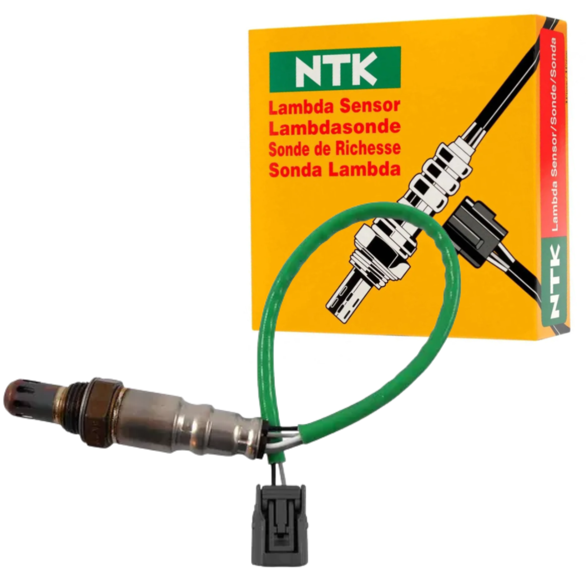 0725 Sonda Lambda Fox 1.6 16V 2014 (pos) Chicote 71CM 4 Fios NTKOZA755-EE7