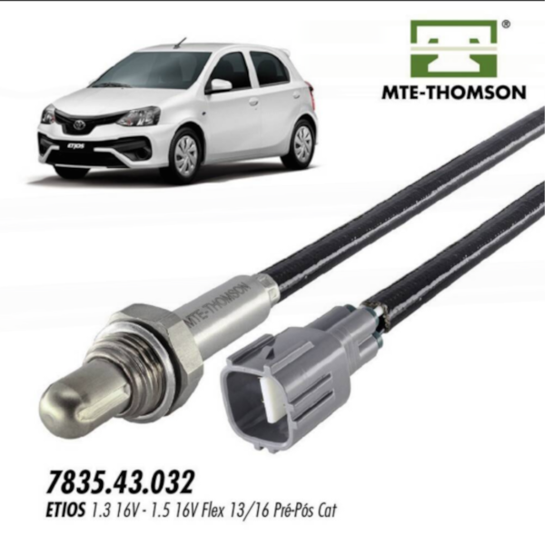 Sonda Lambda Etios 1.3 1.5 Flex 2013 Mte-7835.43.032 - a54ed3d5-44e7-4650-bf68-47b594e3e315