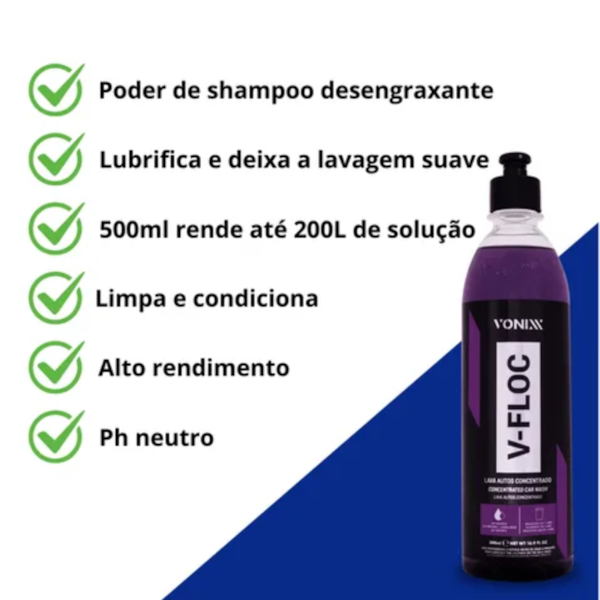 V-Floc 1,5L Vfloc - Lava Autos Super Concentrado - Vonixx - 2bc37df7-6db1-42ab-b234-b1b738f18df7
